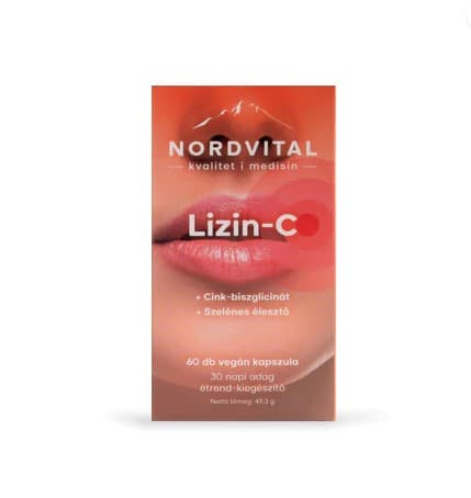 Nordvital lyzín-C vegán kapsula 60 ks