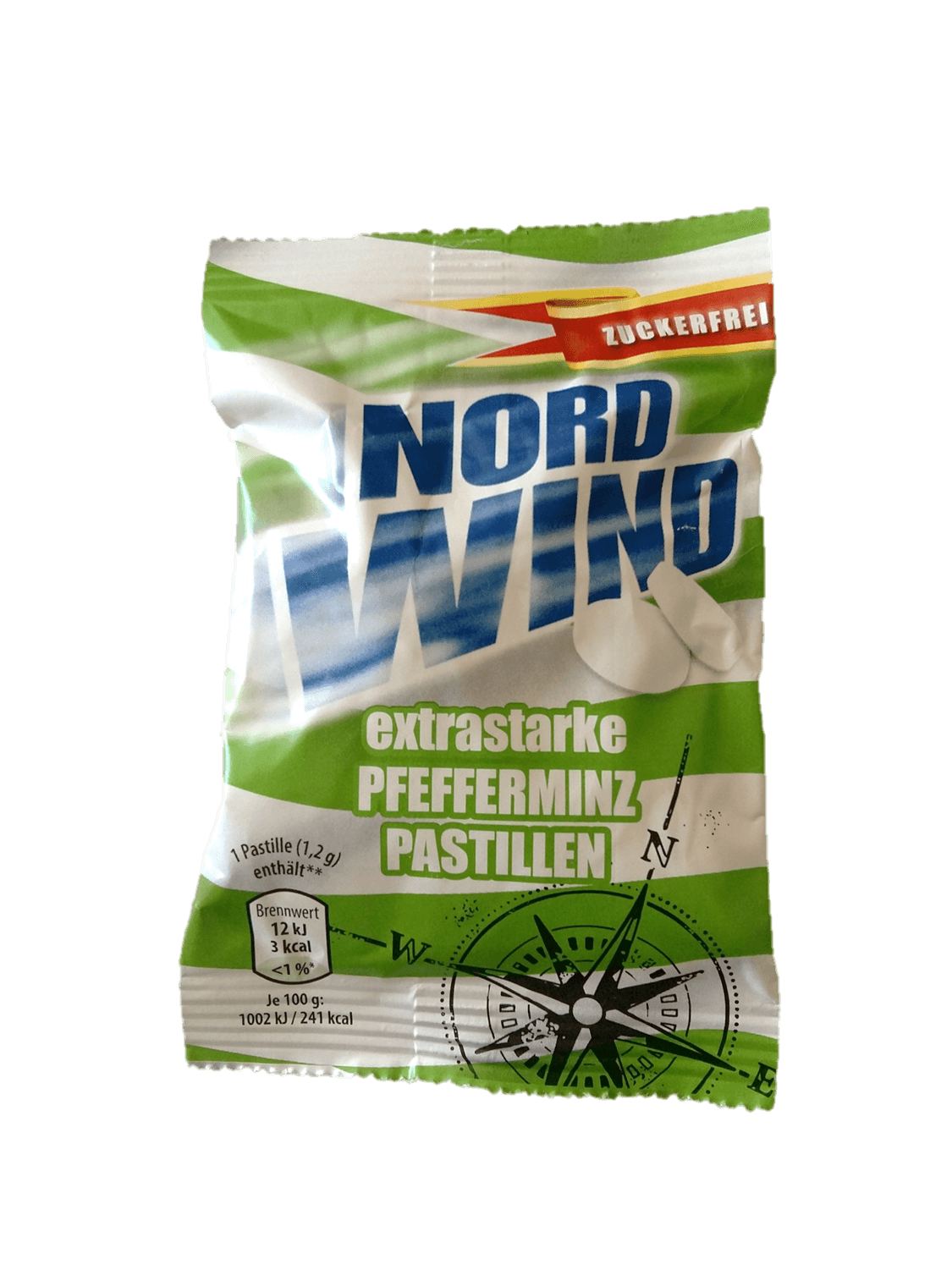 Nordwind cukrovo bez mäty 25 g