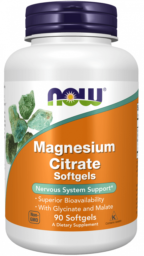 Now magnesium citrate 134mg lágykapszula 90 db