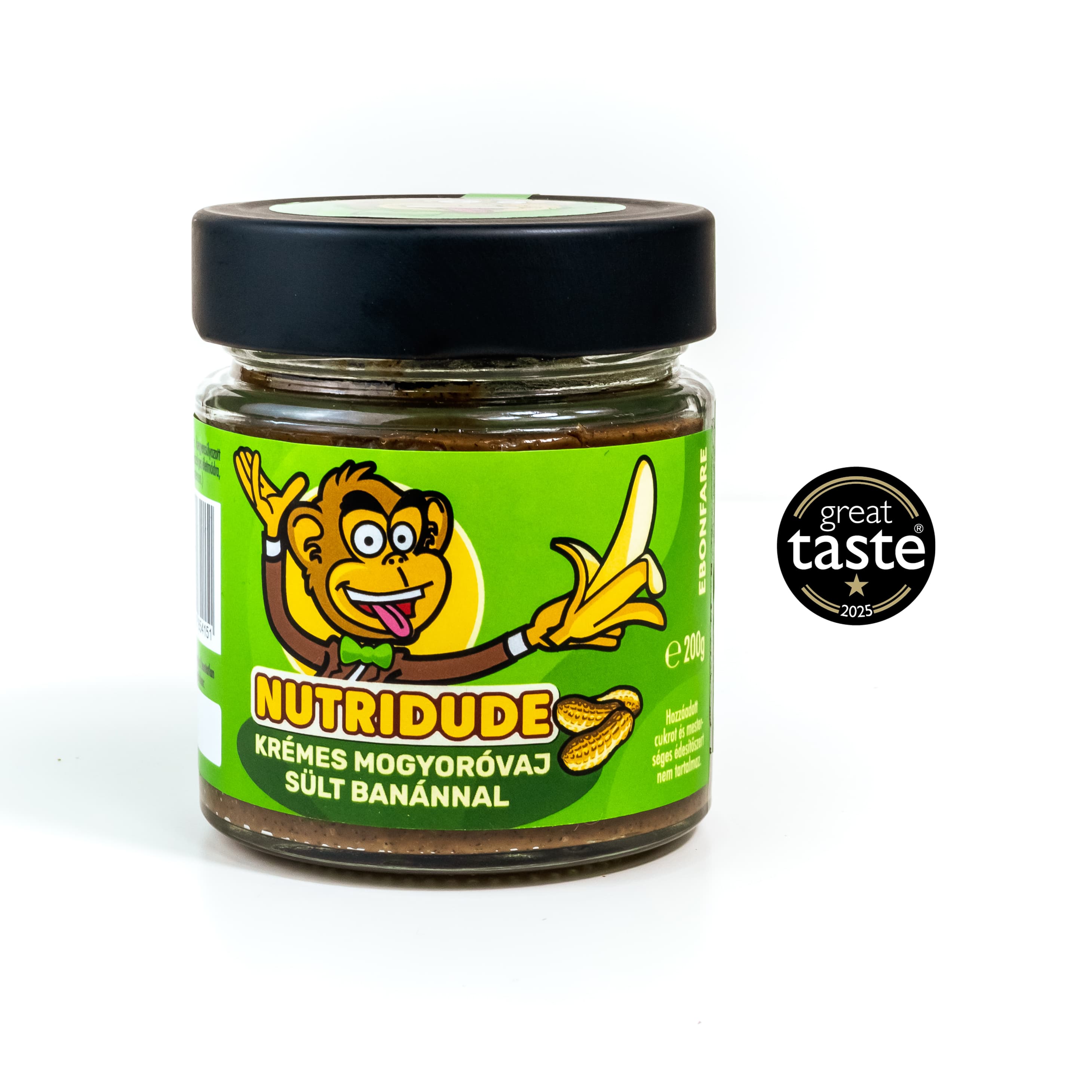 Nutridude krémový arašidový krém s praženým banánom 200 g