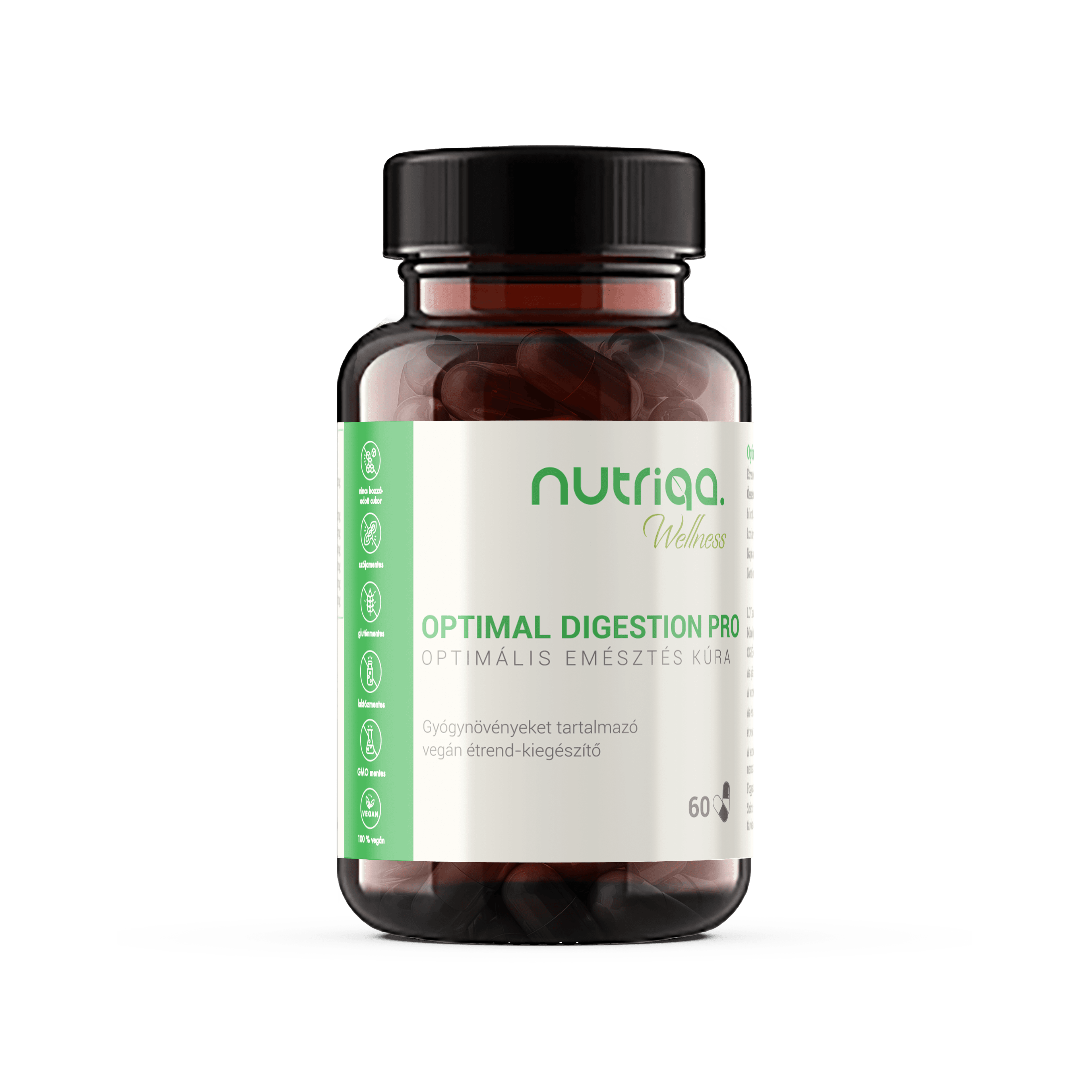 Nutriqa optimálny tráviaci kúra vegán kapsula 60 ks