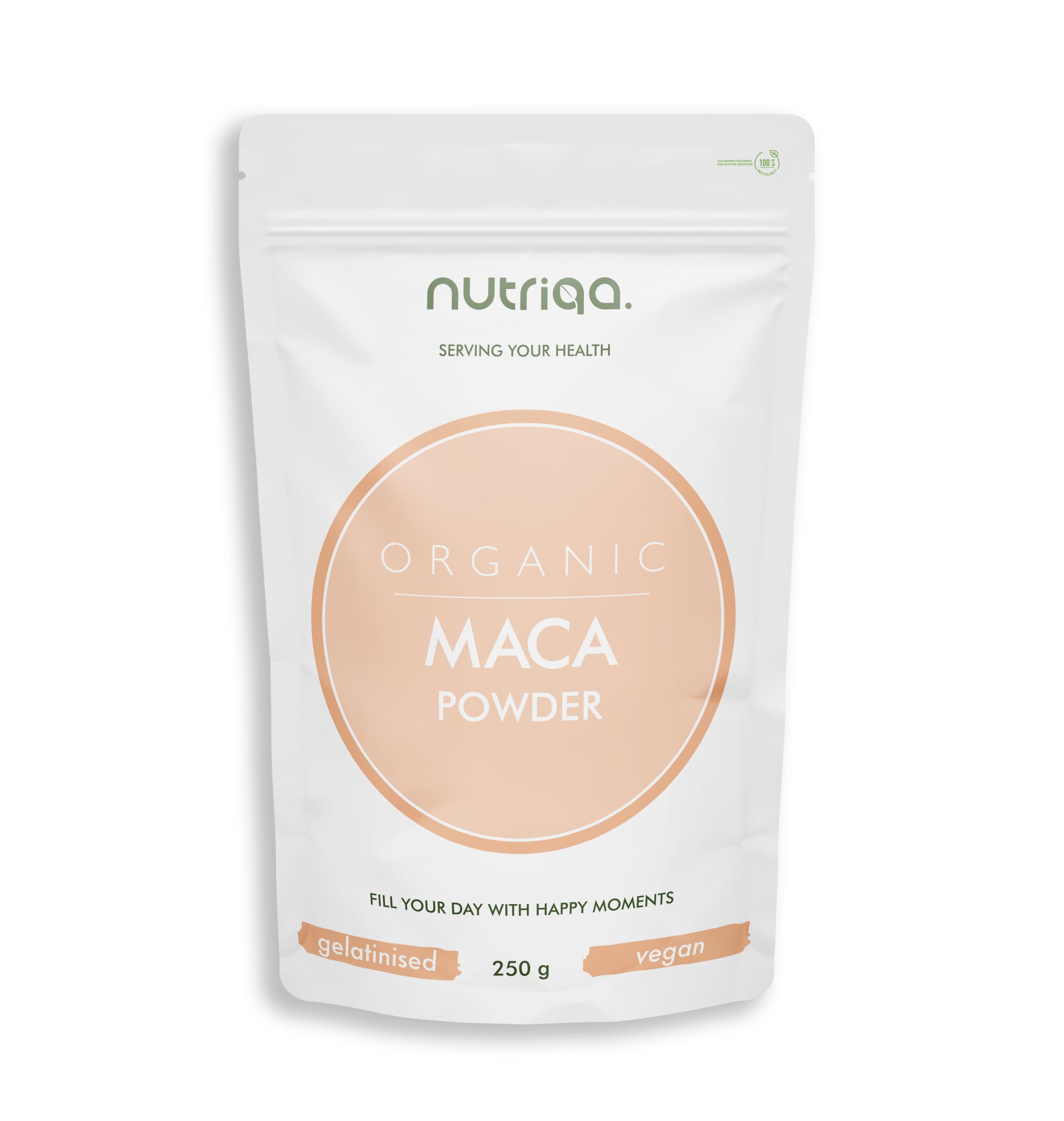 Nutriqa organický bio maca prášok zgelatinizovaný 250 g