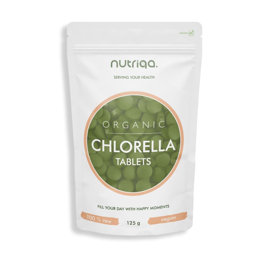 Nutriqa organická chlorella tableta 125 g