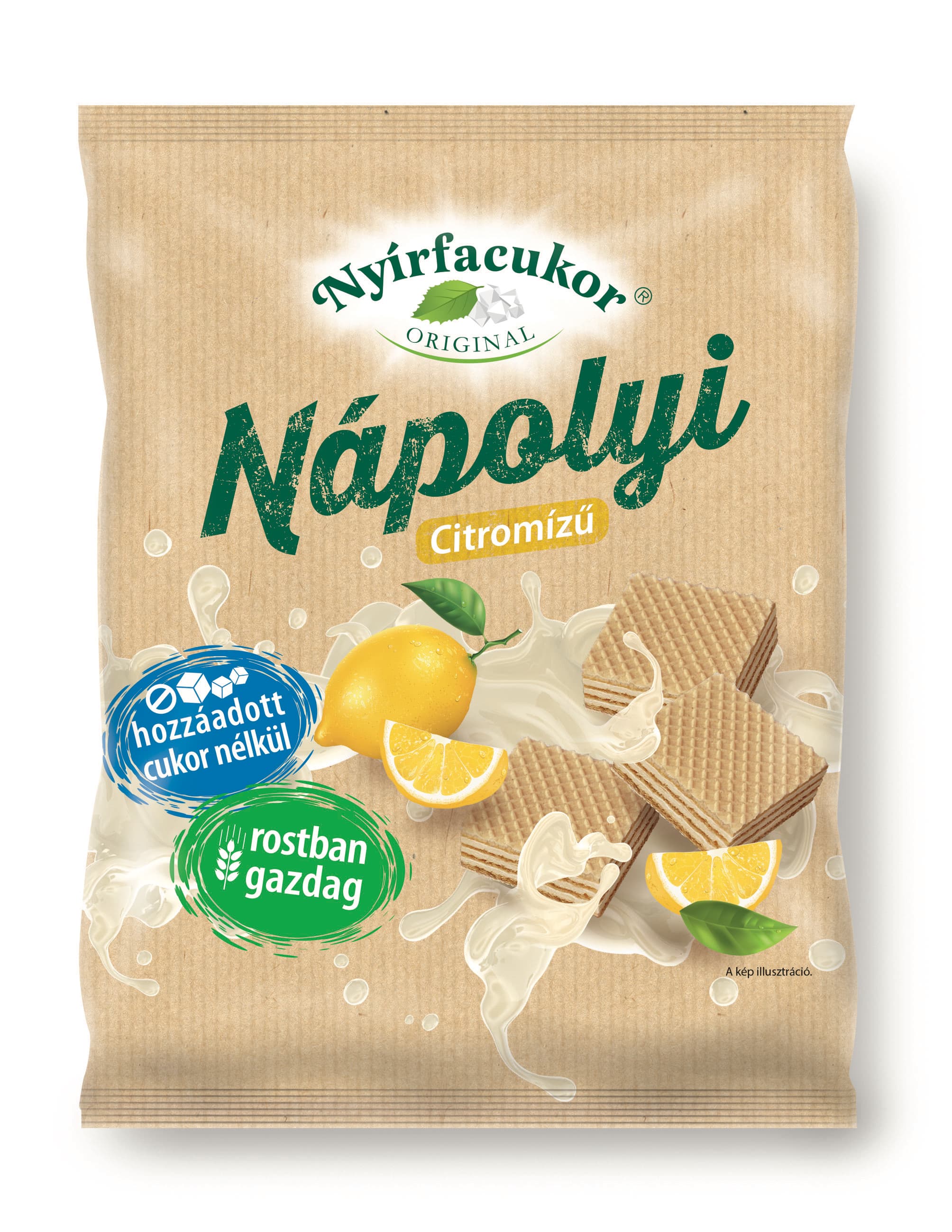 Nyírfacukor citrónové oblátky s xylitolom a inulínom 180 g