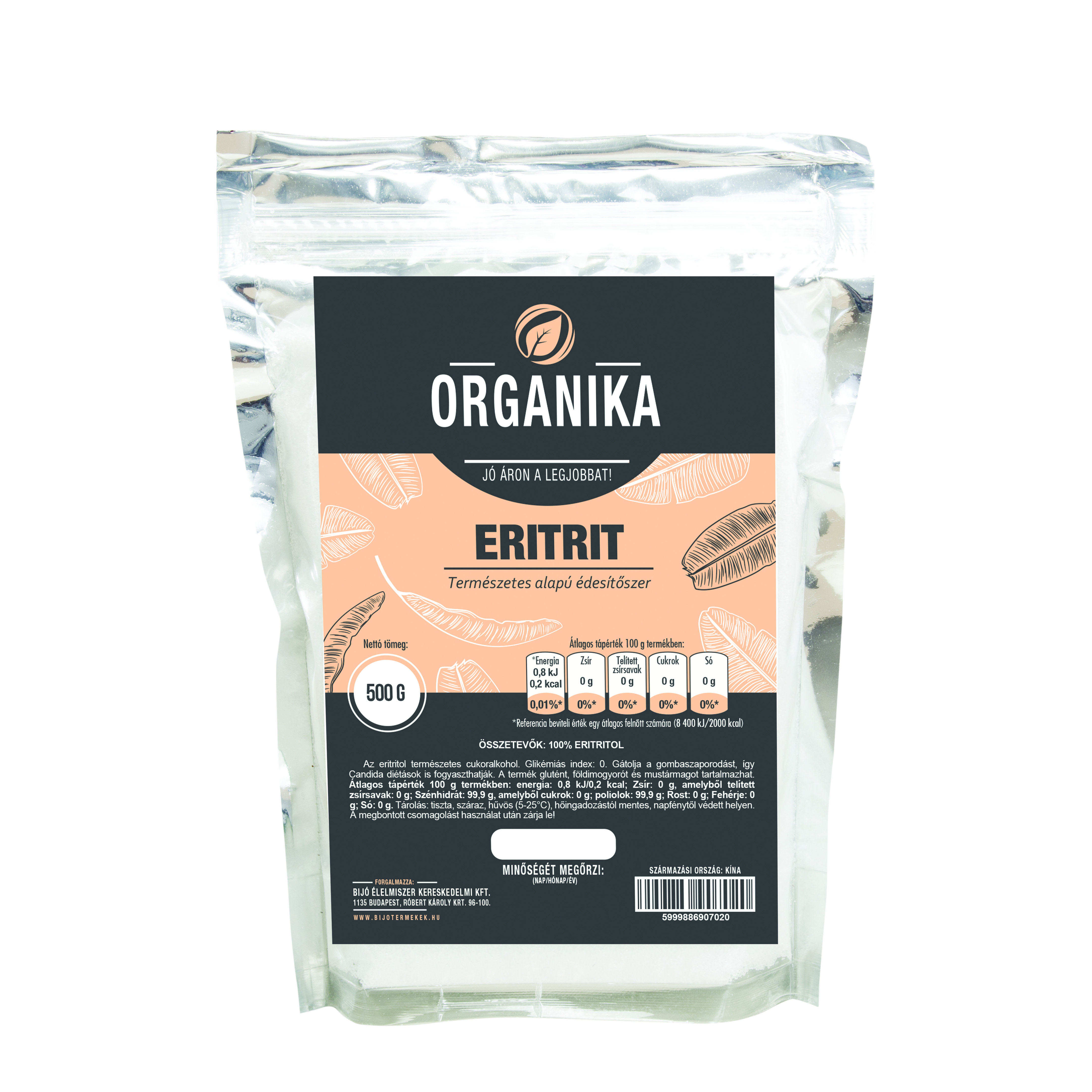 Organika erytritol 500 g