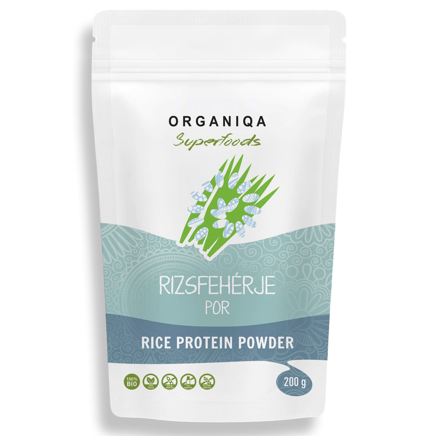 Organiqa Bio Ryžový proteínový prášok s 80% bielkovín 200 g