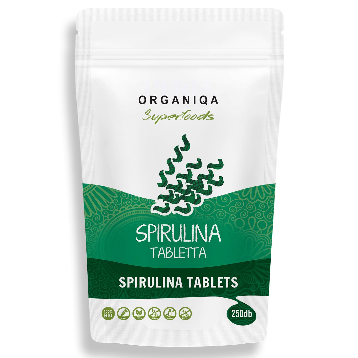 Organiqa bio spirulina tablety 250 ks