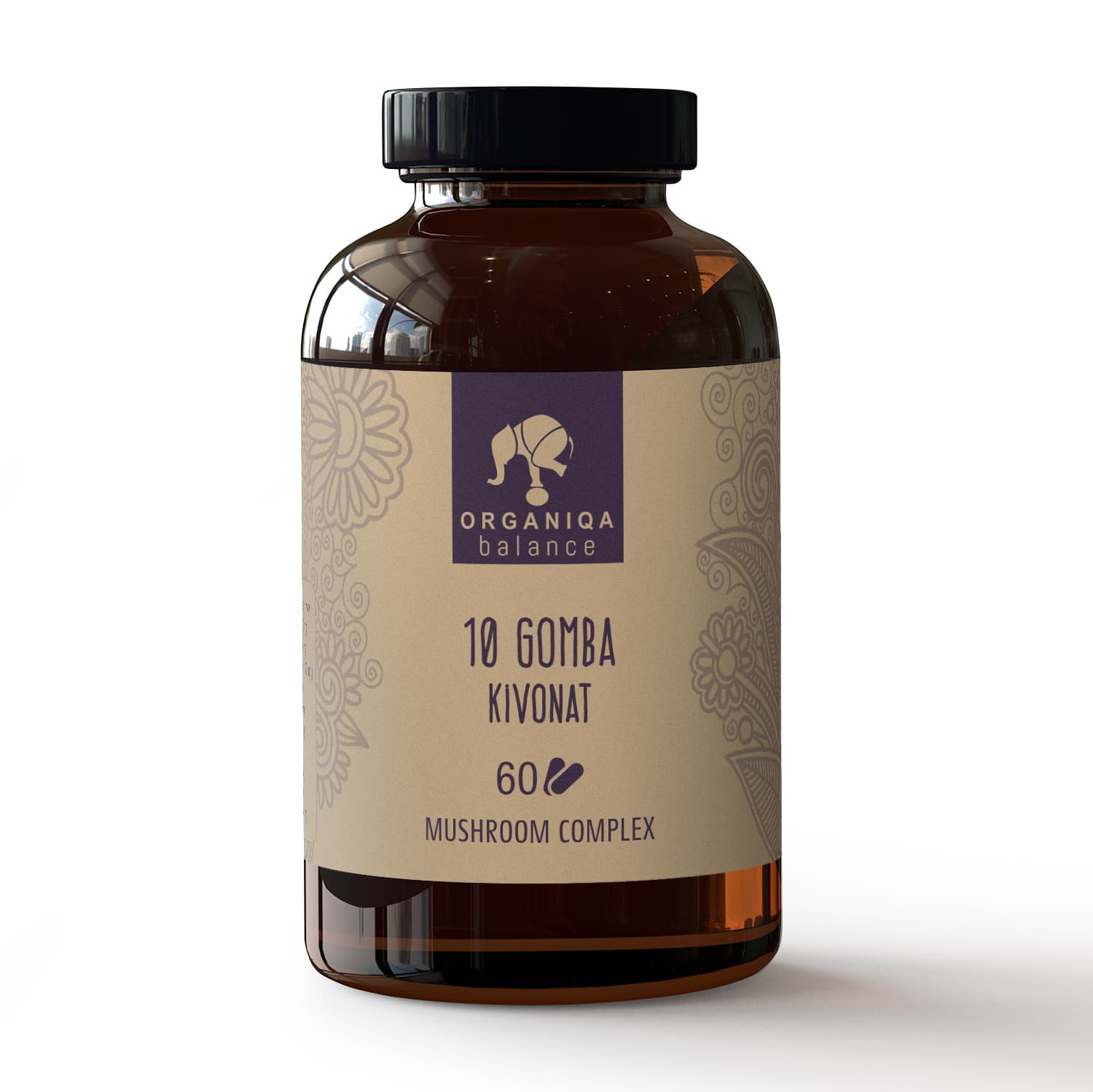 Organiqa Balance 10 Hubových Extraktových Kapsúl 70 g - 94898