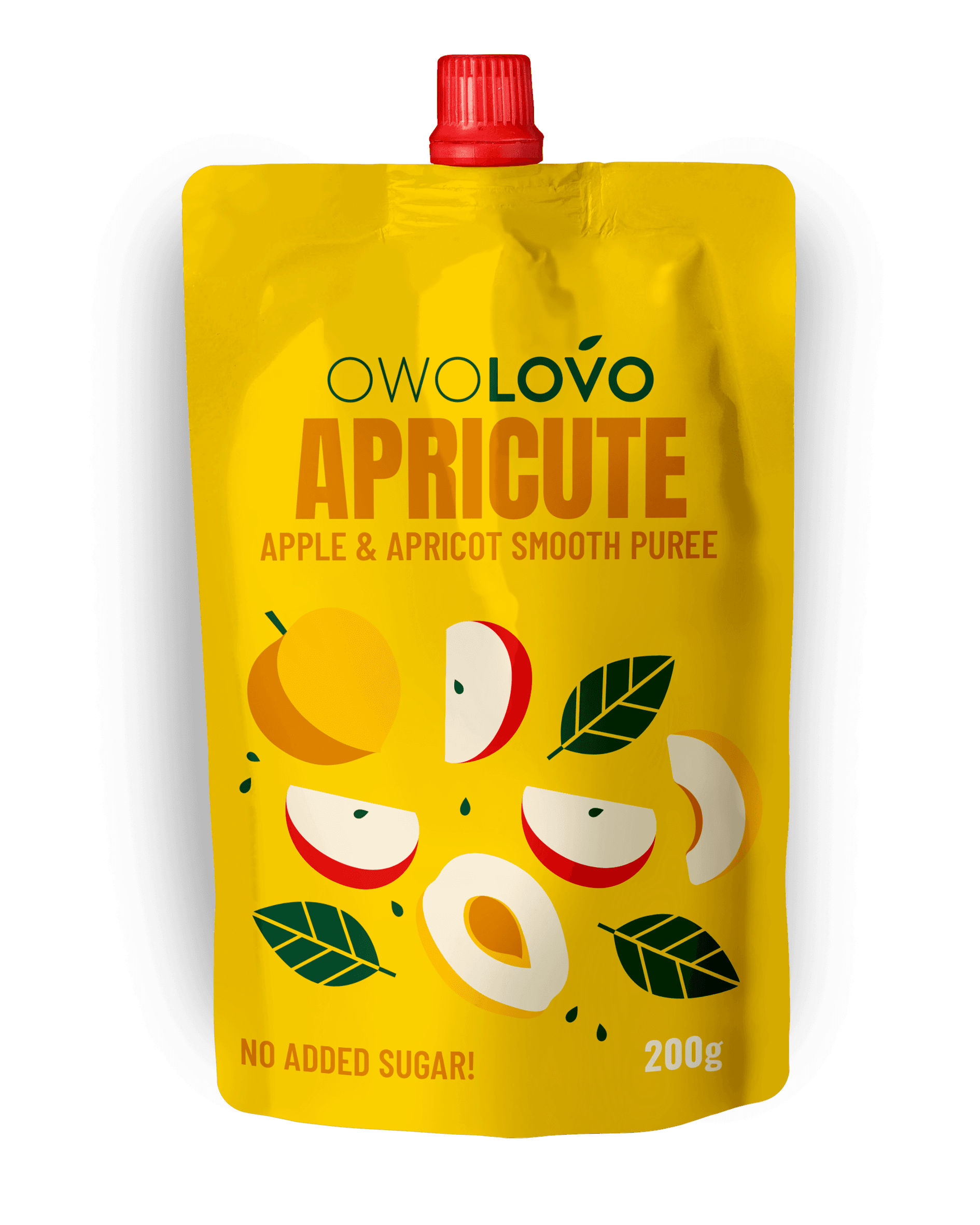 Owolovo Ovocné pyré s príchuťou jablka a marhule 200 g