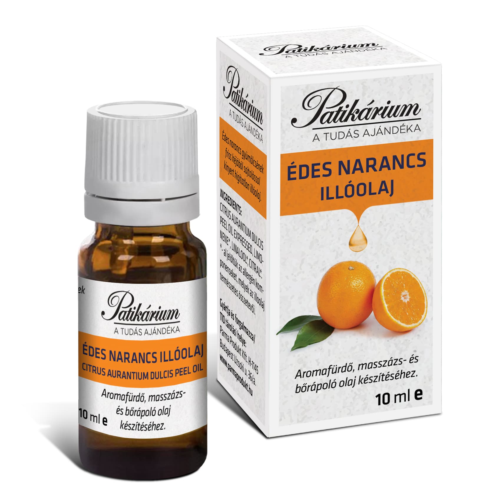 Patikárium sladký pomarančový éterický olej 10 ml
