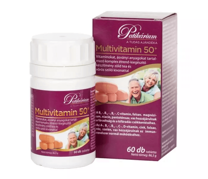 Patikárium multivitamín 50+ tablety 60 ks