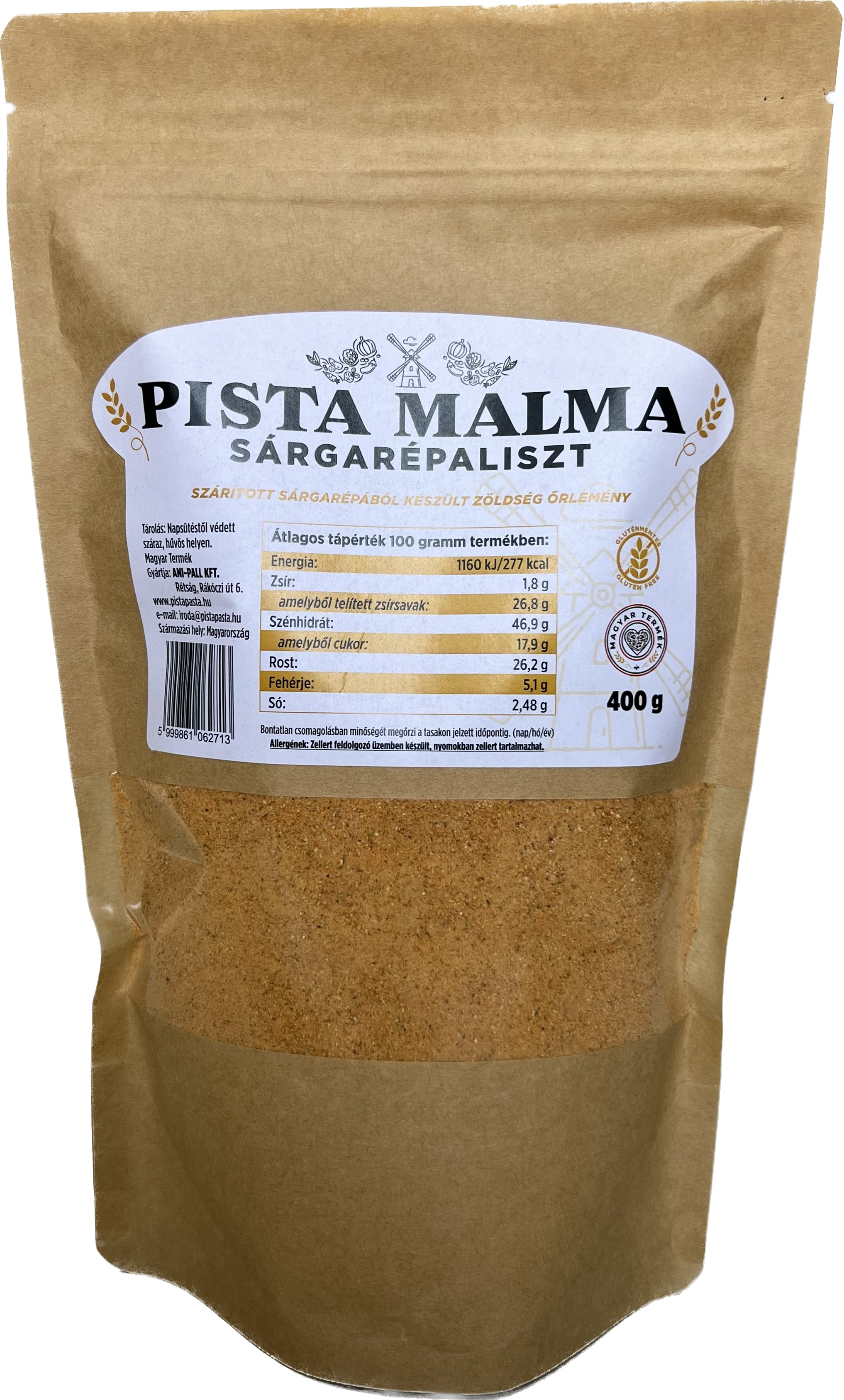 Pista Malma mrkvová múka 400 g