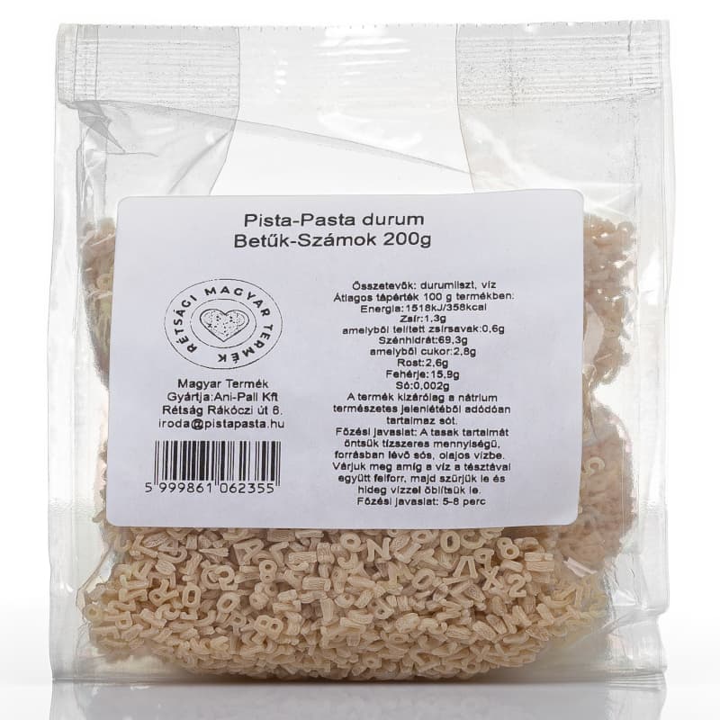 Pista Pasta durumové cesto písmenkové 200 g