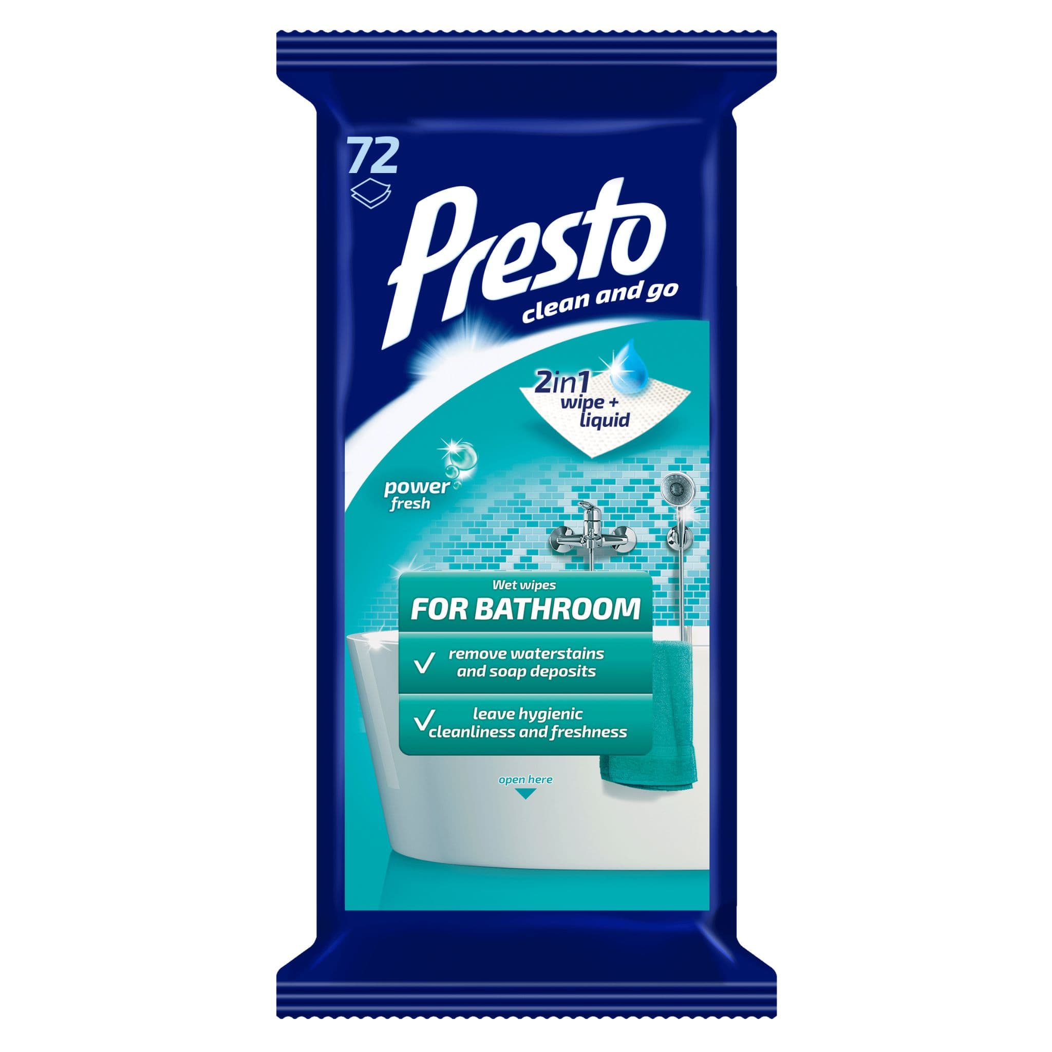 Presto utierky do kúpeľne 72 ks