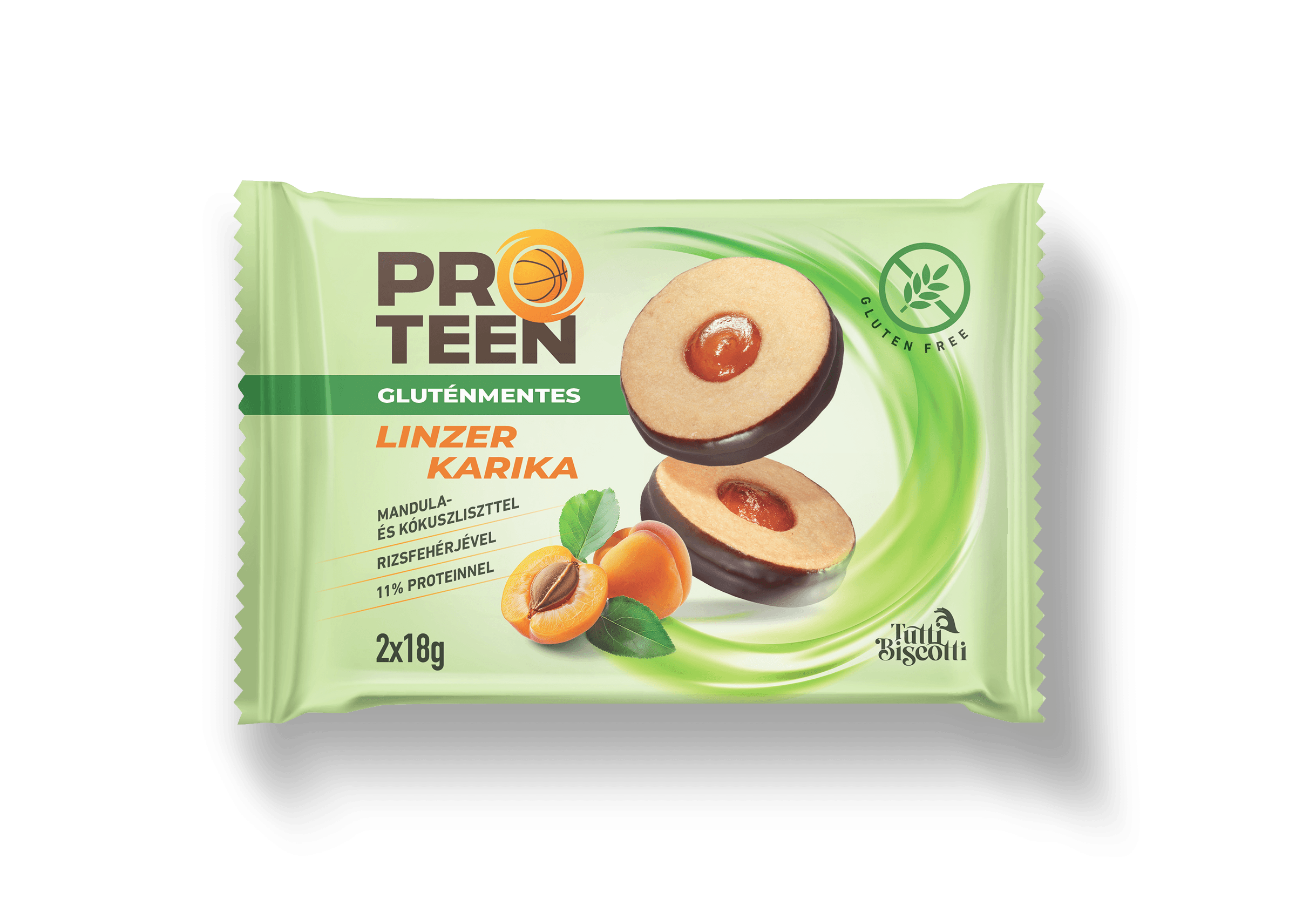 ProTeen bezlepkové linecké sušienky 2x18g 36 g