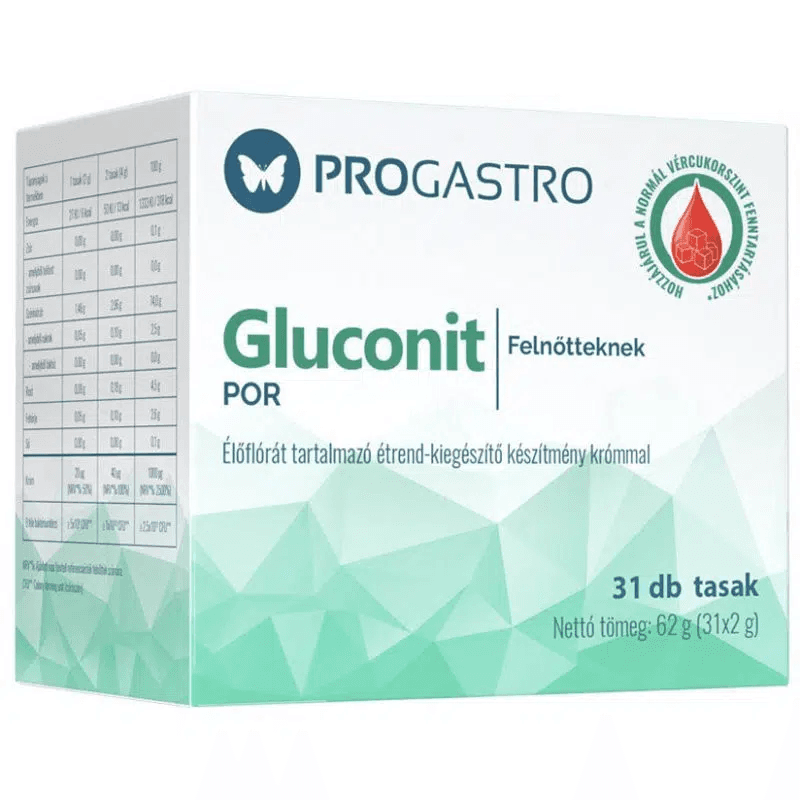 Progastro gluconit prášok pre dospelých 31 ks