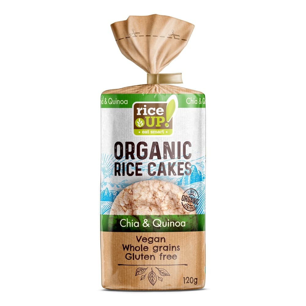 RiceUP! Ryžové chlebíčky s quinoou a chia semienkami 120 g