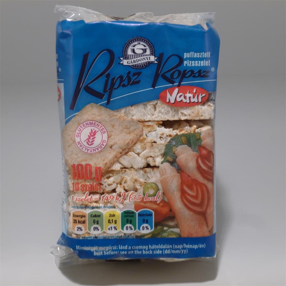 Ripsz Ropsz ryžový chlieb prírodný 100 g