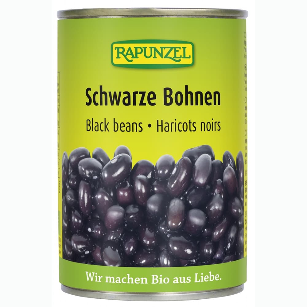 Rapunzel bio čierna fazuľa v šťave 400 g