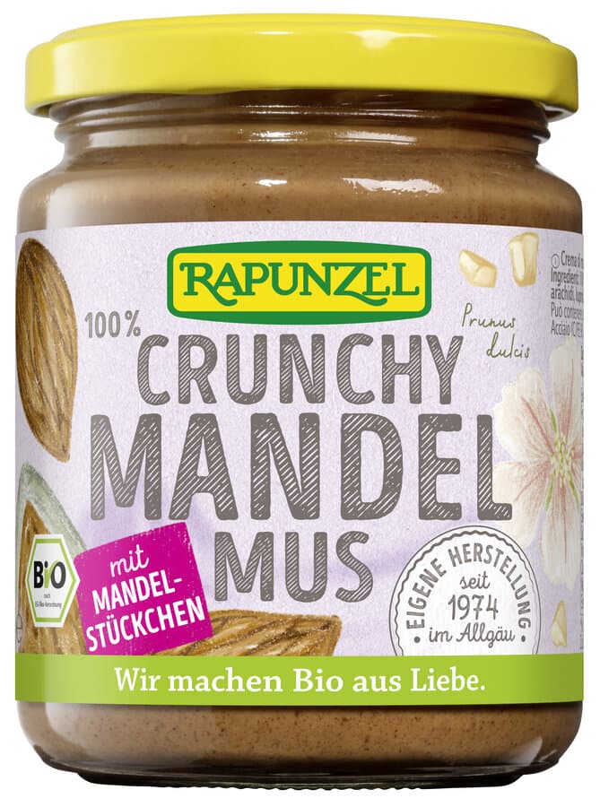 Rapunzel bio chrumkavý mandľový krém 250 g