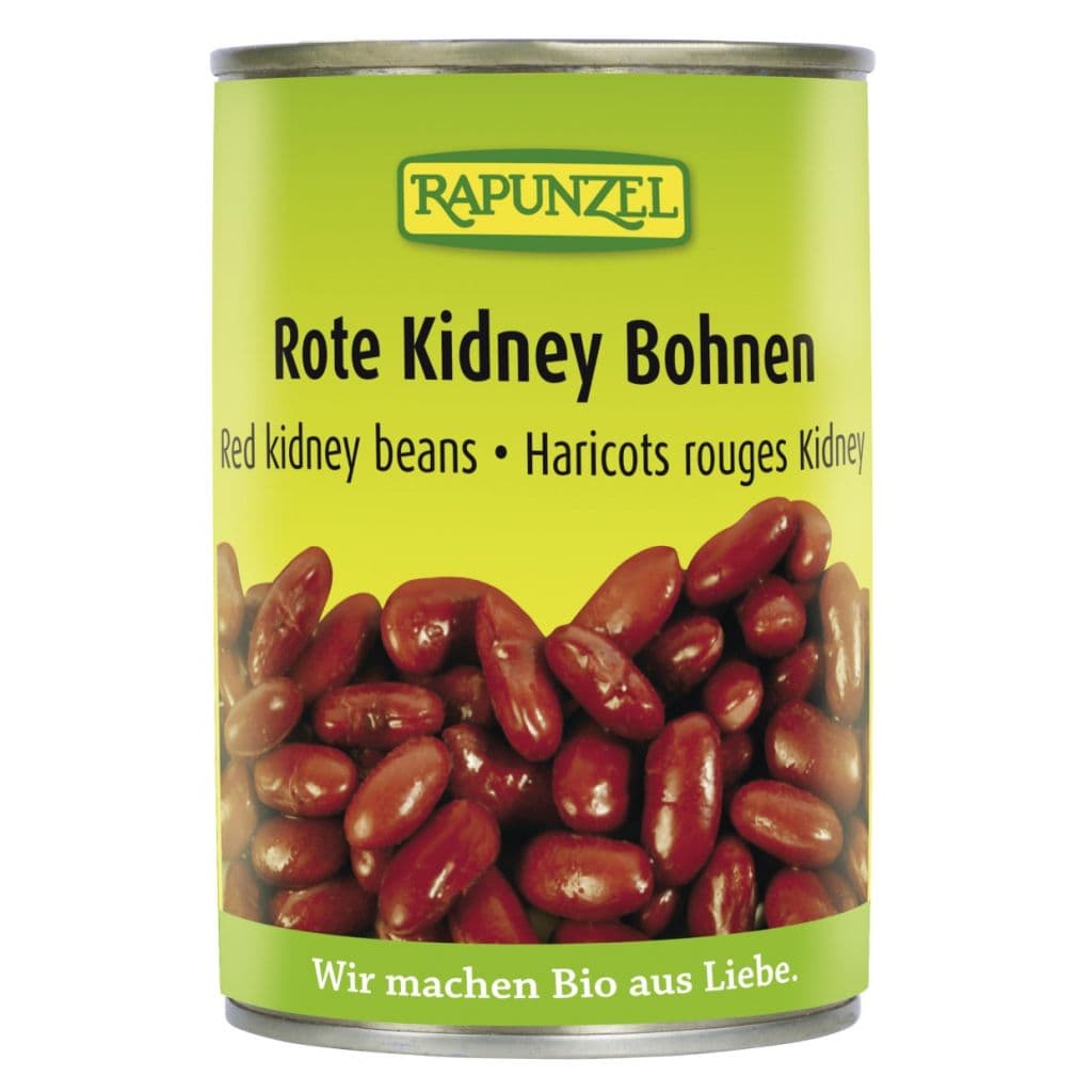 Rapunzel bio červená kidney fazuľa v náleve 400 g