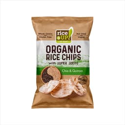 RICE UP Ryžové chipsy s chia a quinoou 25 g thumbnail 2