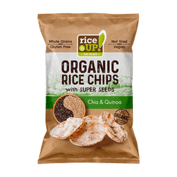 RICE UP Ryžové chipsy s chia a quinoou 25 g thumbnail 1
