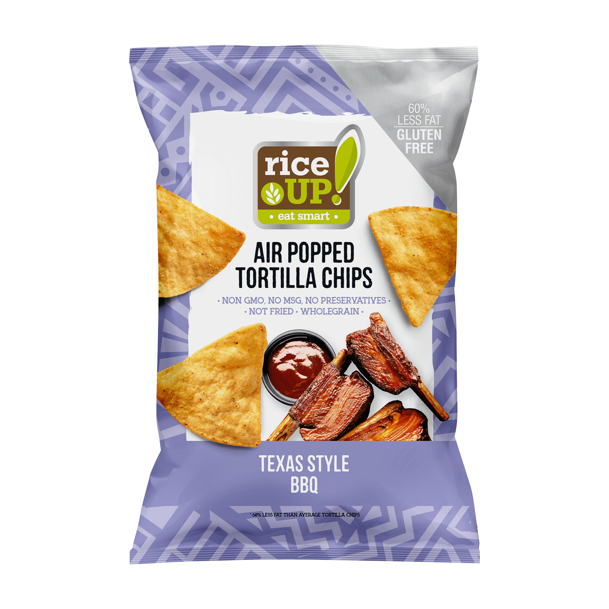 Rice Up tortilla chips s príchuťou barbecue 60 g