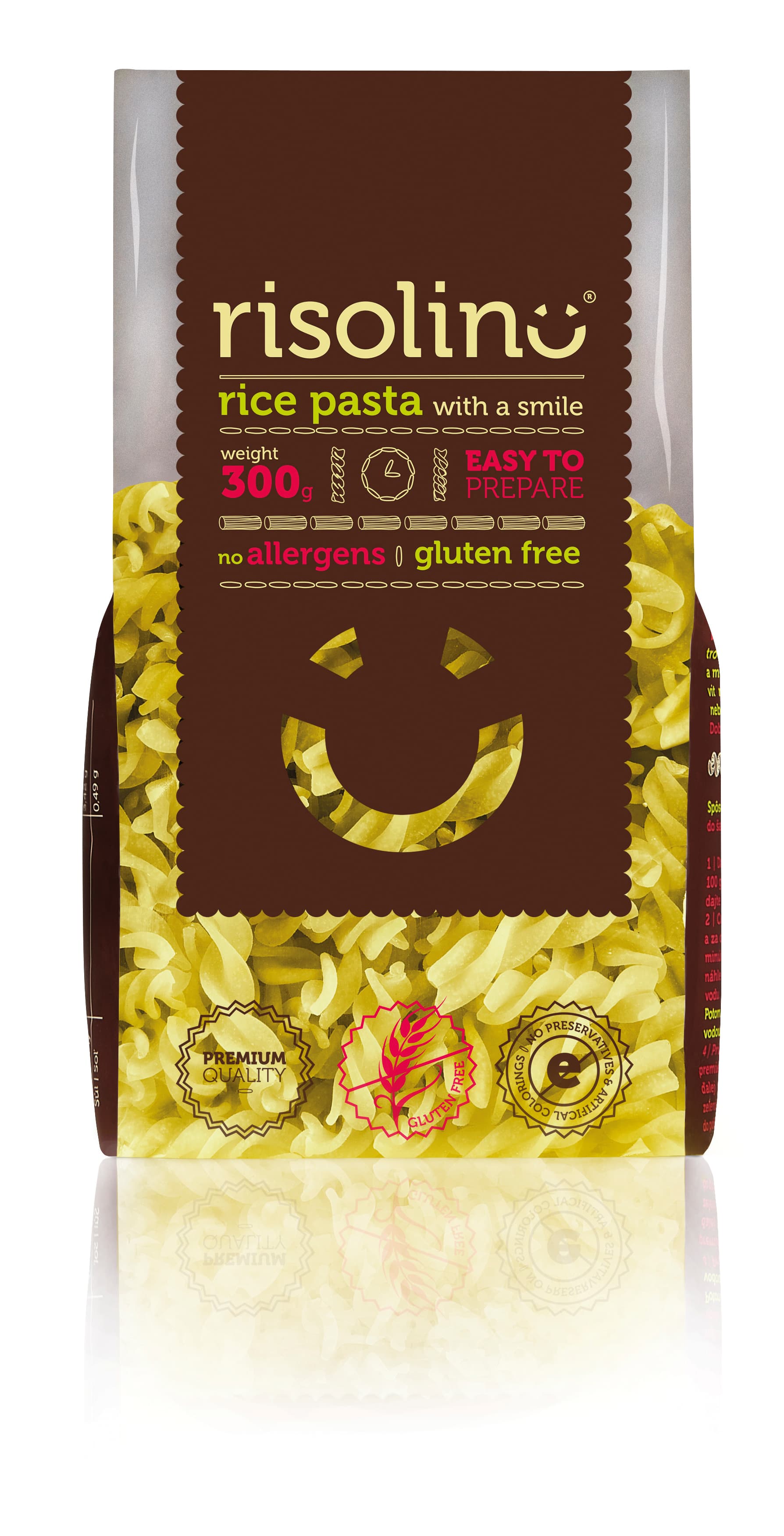 Risolino bezlepkové ryžové cestoviny vretená 300 g - 93609