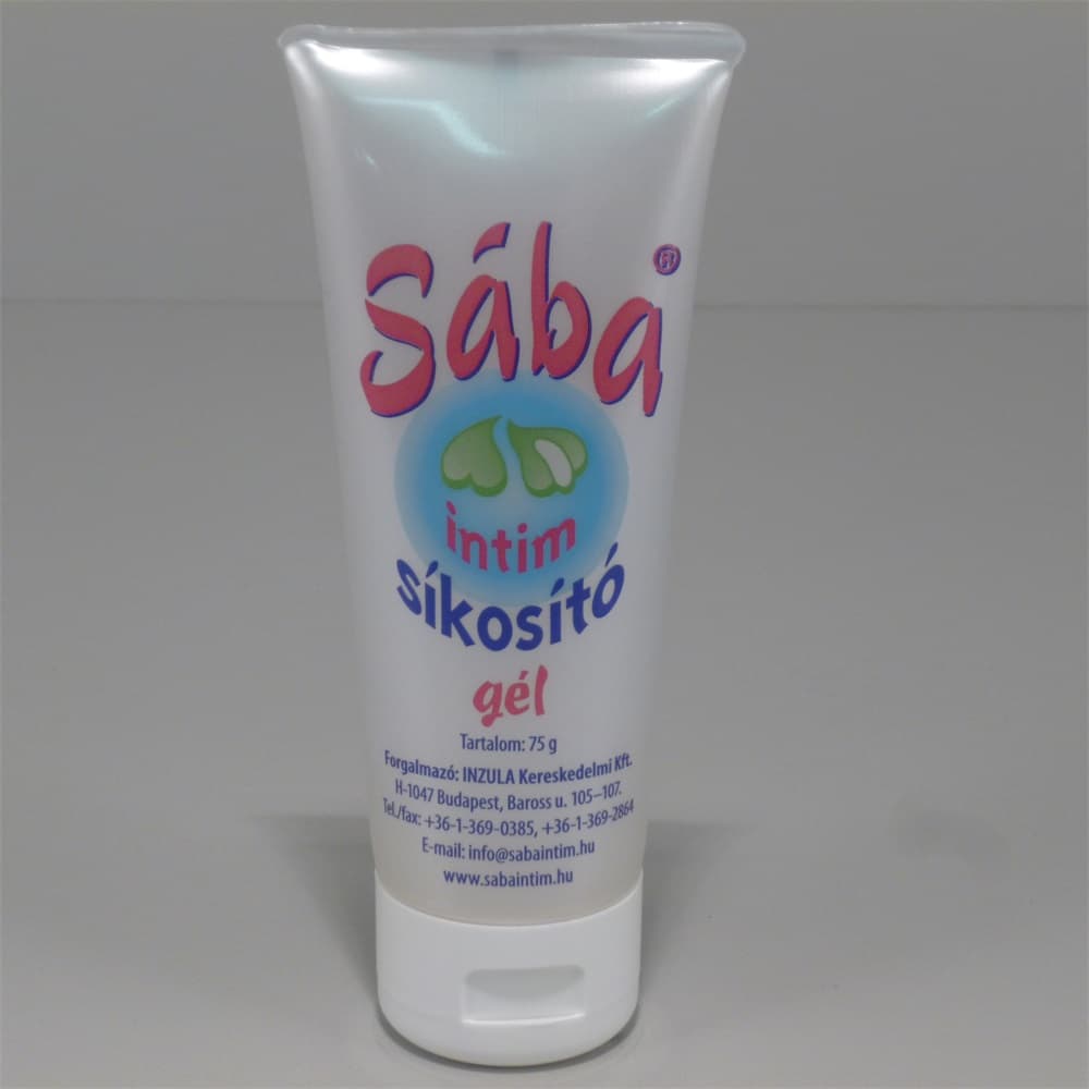 Sába intimný lubrikačný gél 75 g