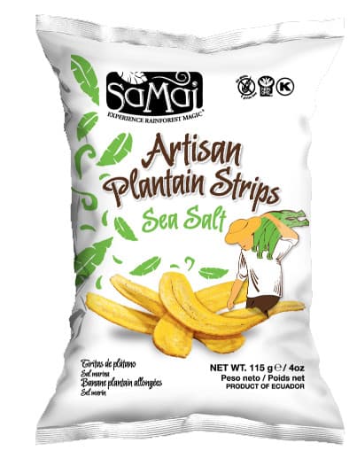 Samai plantain varené banán chips soľné 115 g