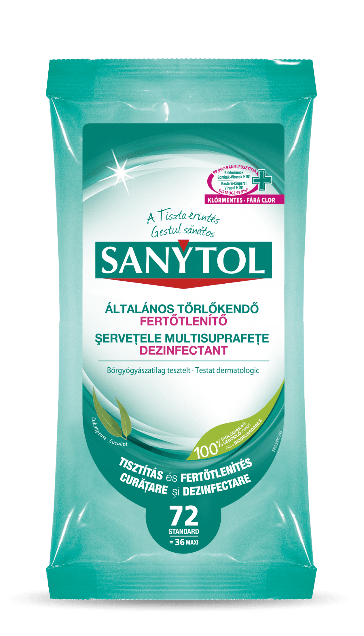 Sanytol dezinfekčné utierky 36 ks