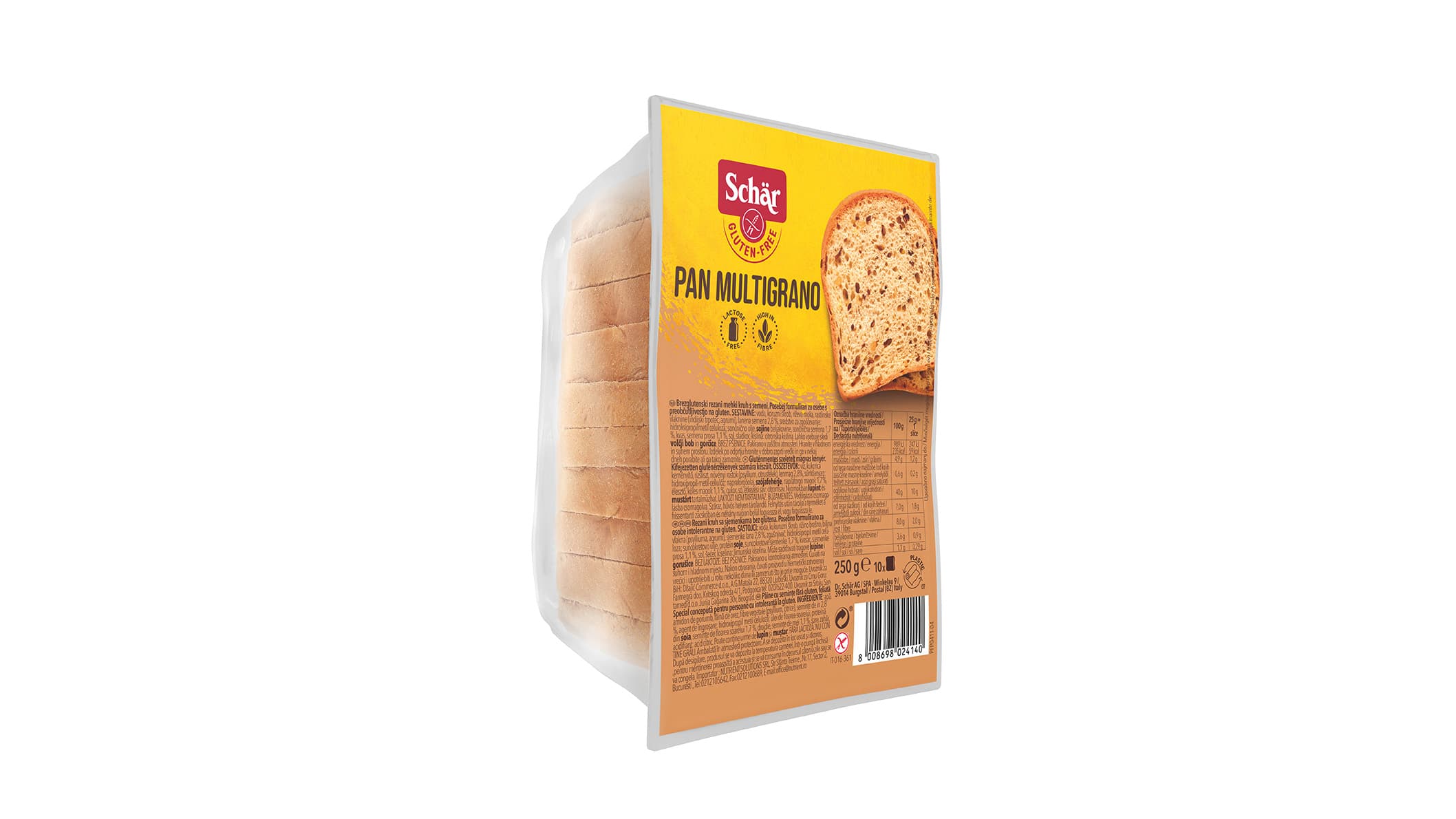 Schär Bezlepkový viaczrnný chlieb 250 g - 55795