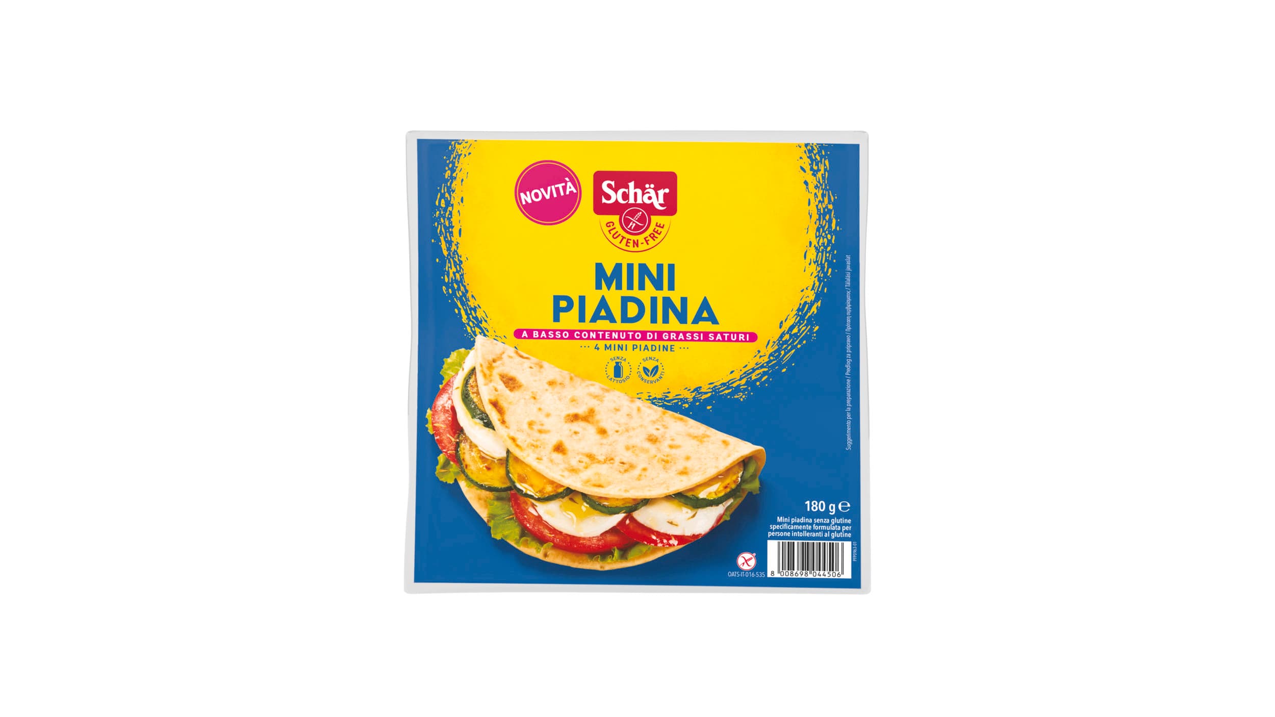 Schär bezlepkové placky 180 g
