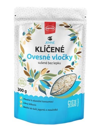 Semix klíčené ovsené vločky, sušené 300 g
