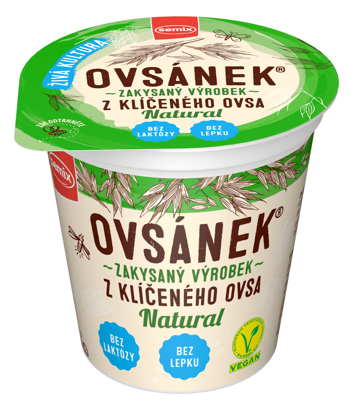 Semix ovsený vegánsky jogurt prírodný 160 g