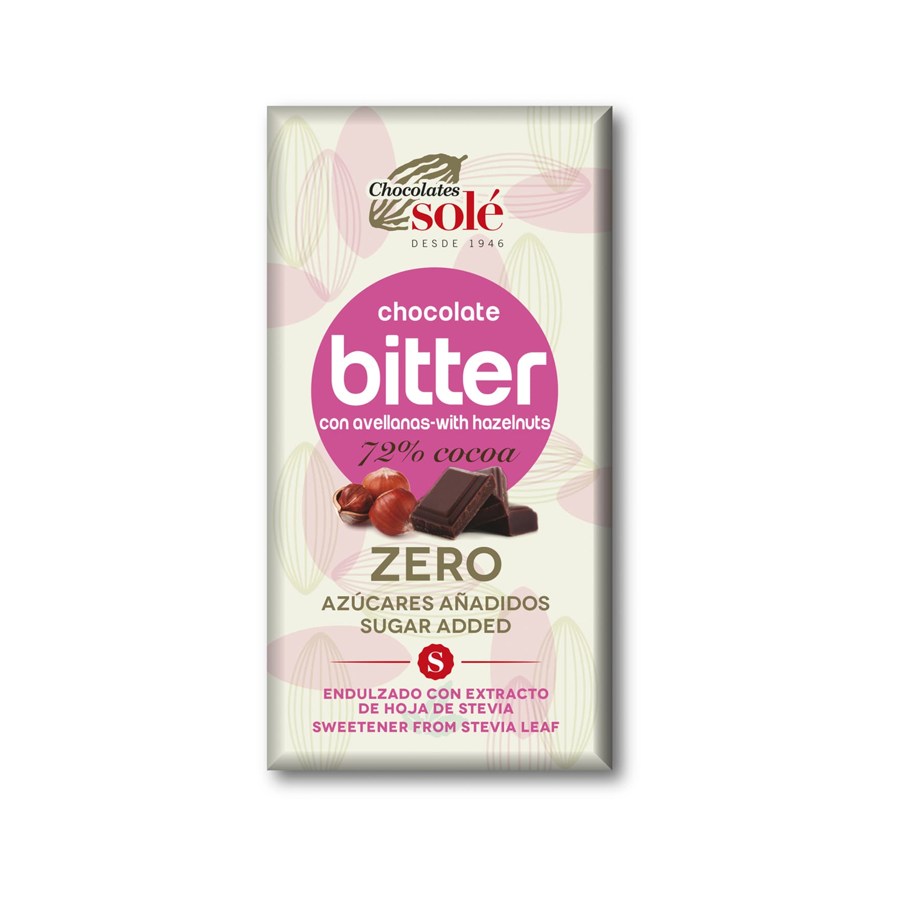 Sole bio tmavá čokoláda 72% keto lieskovce 100 g