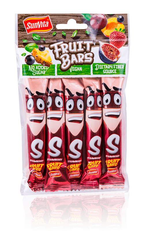 Sunvita ovocné tyčinky jahoda 5 ks 75 g