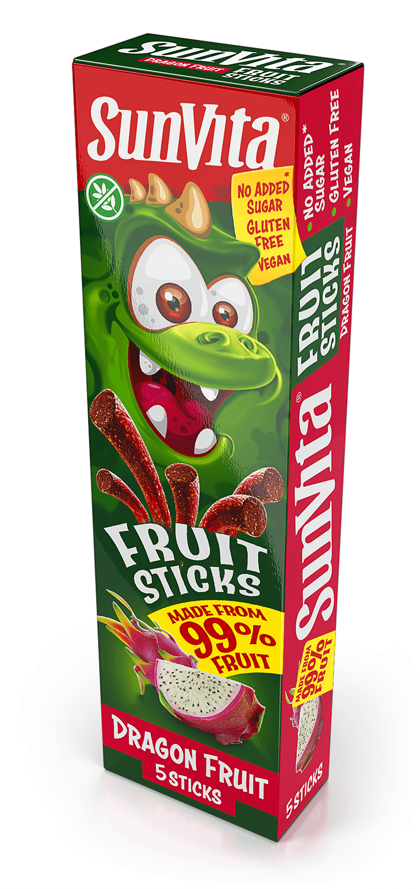 SunVita Ovocné tyčinky s dračím ovocím 100 g - 84718