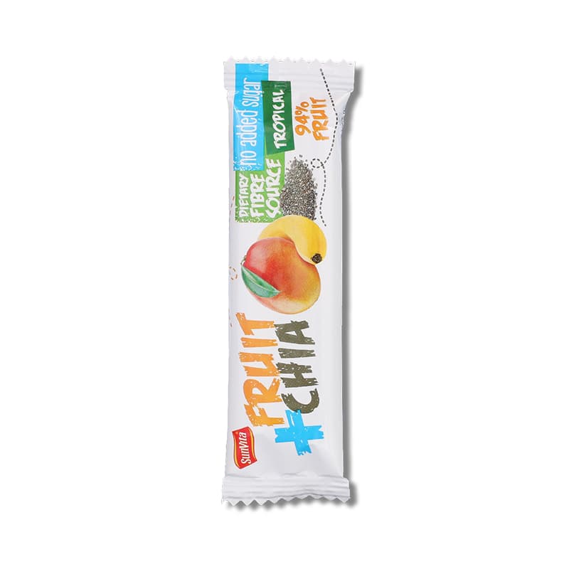 SunVita Ovocná tyčinka s tropickým ovocím a chia semienkami 30g - 54305