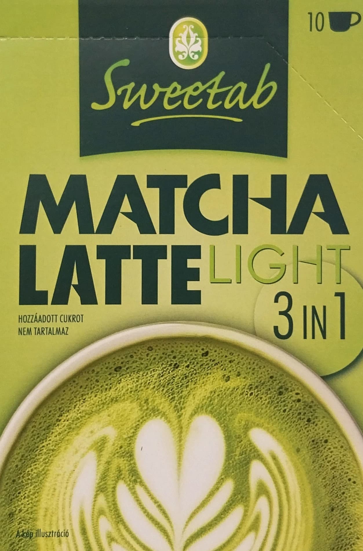 Sweetab matcha latte light 3 in1 10ks 170 g