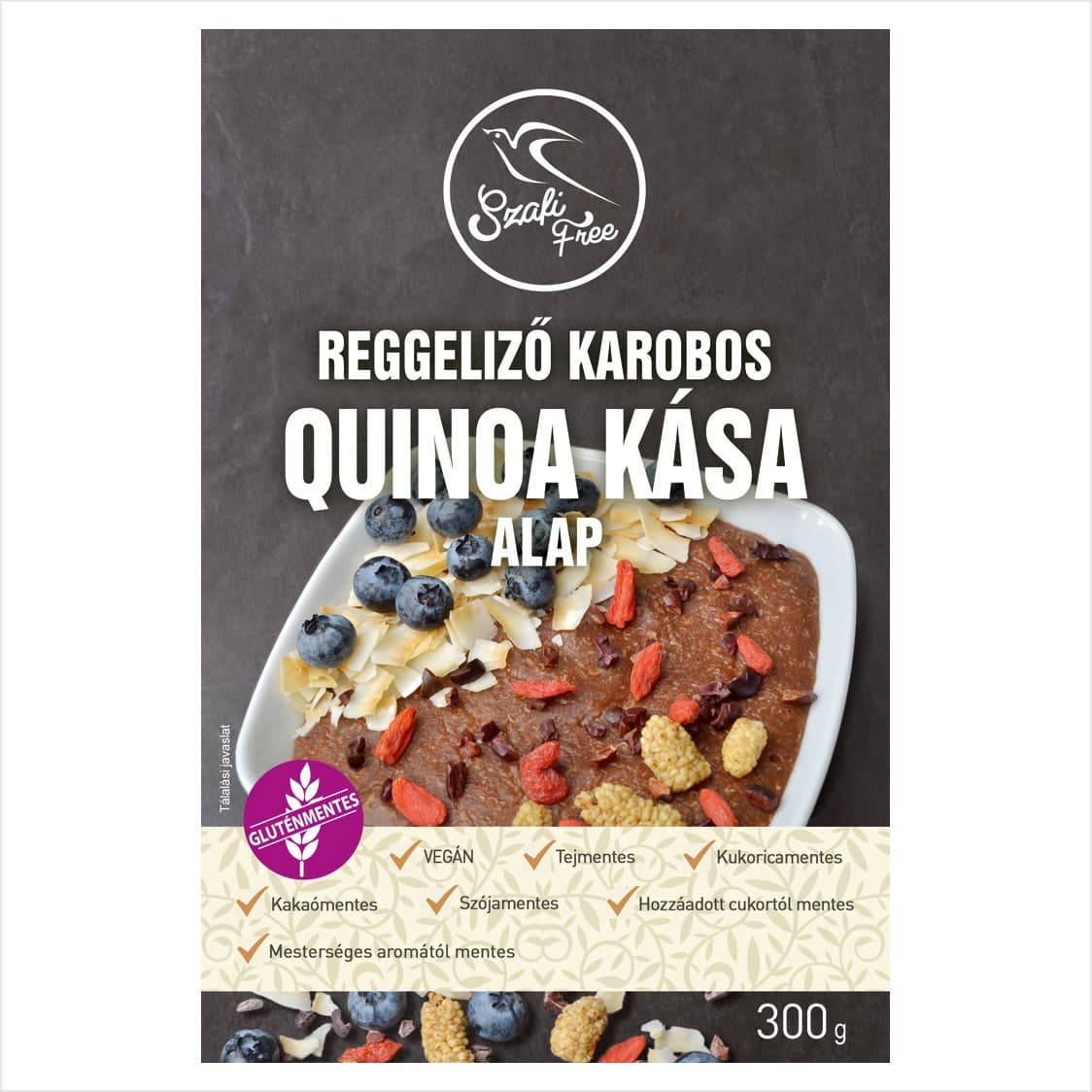 Szafi Free reggeliző karobos quinoa kása základ 300 g