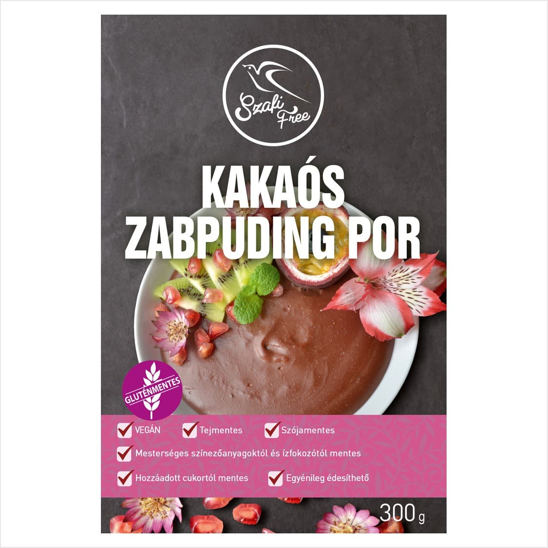 Szafi Free ovsený kakaový pudingový prášok 300 g