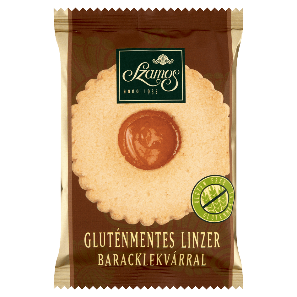 Szamos bezlepkové linecké cesto s marhuľovým džemom 60 g