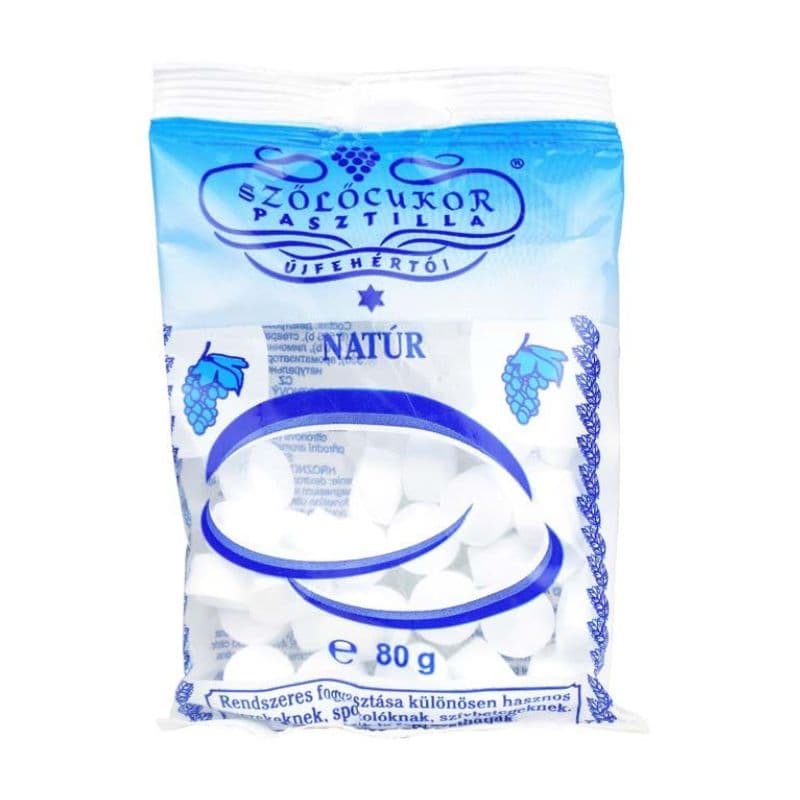 Hroznový cukor pastilka natur sáčok 80 g