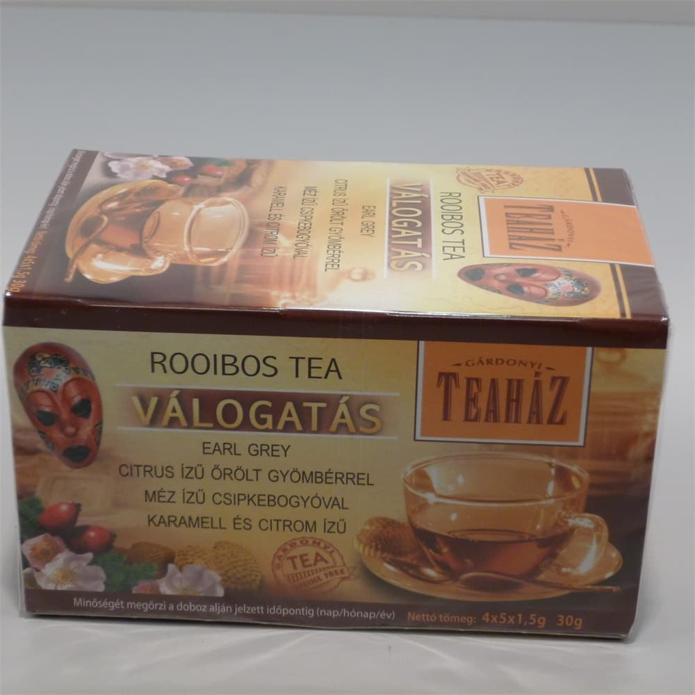 Teaház rooibos čaj výber 20x1,5 g