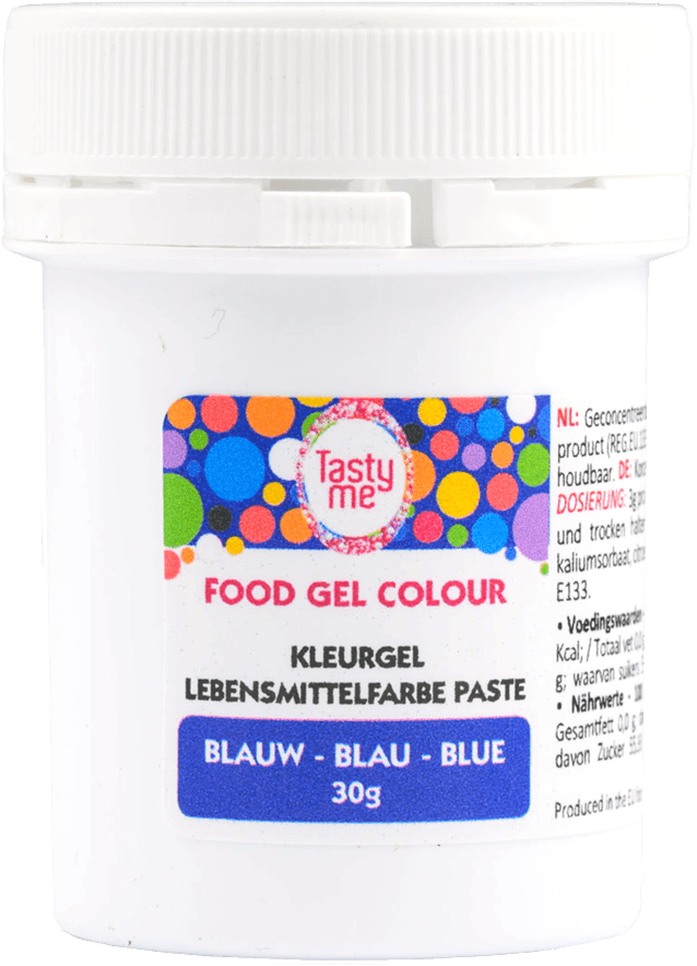 Tasty Me bezlepkový gél na farbenie potravín modrý 30 g