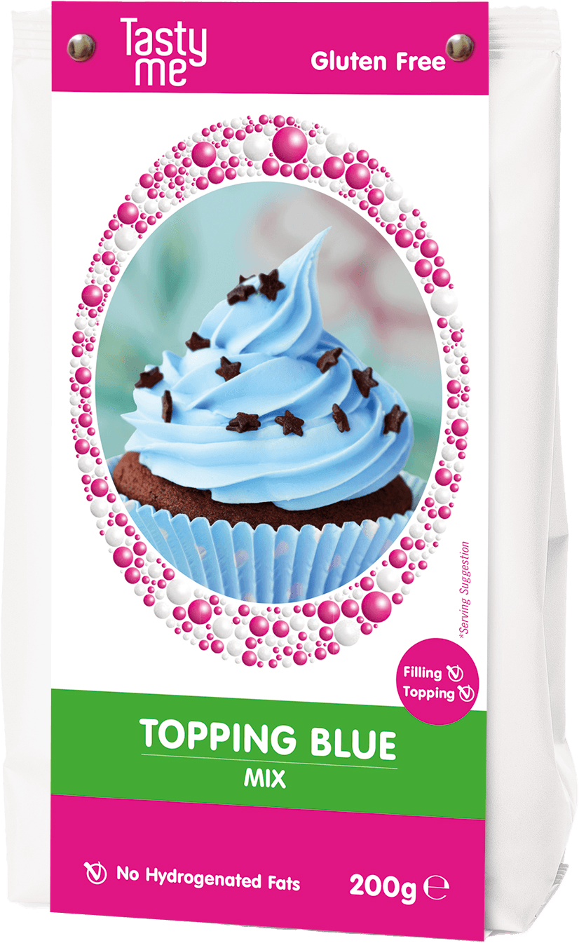 Tasty Me bezlepkový svetlomodrý krém na torty mix 200 g