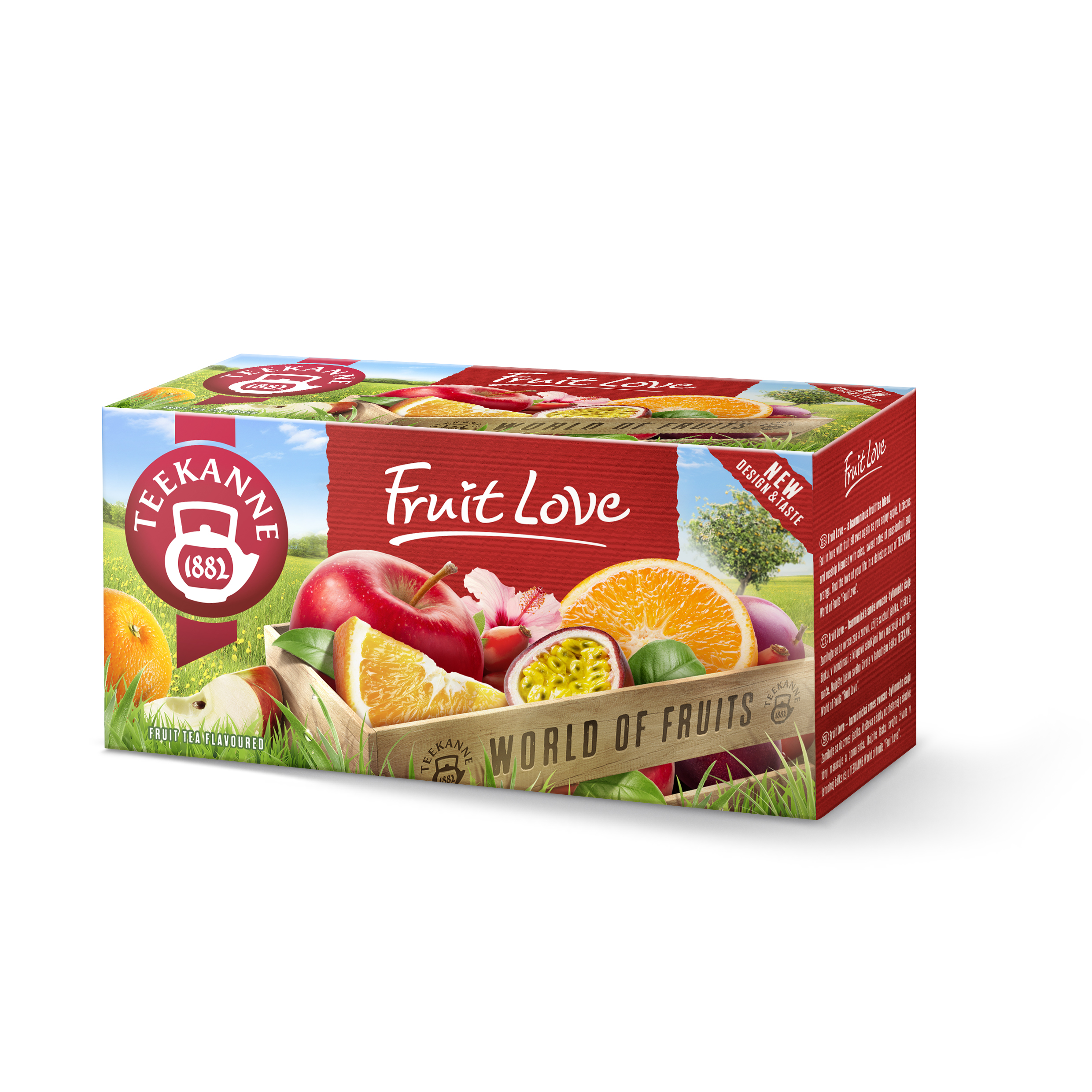 Teekanne passion maracuja broskyňová chuť ovocného čaju 20x2,25g