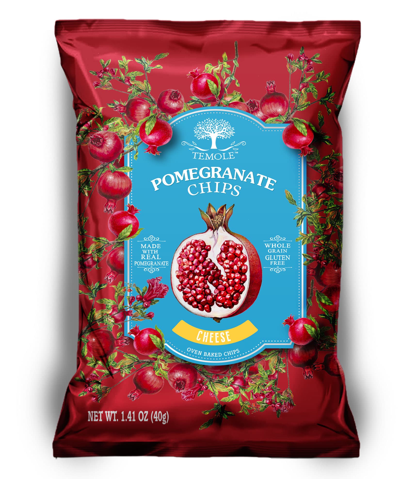 Temole chips z granátového jablka so syrovou príchuťou 40 g